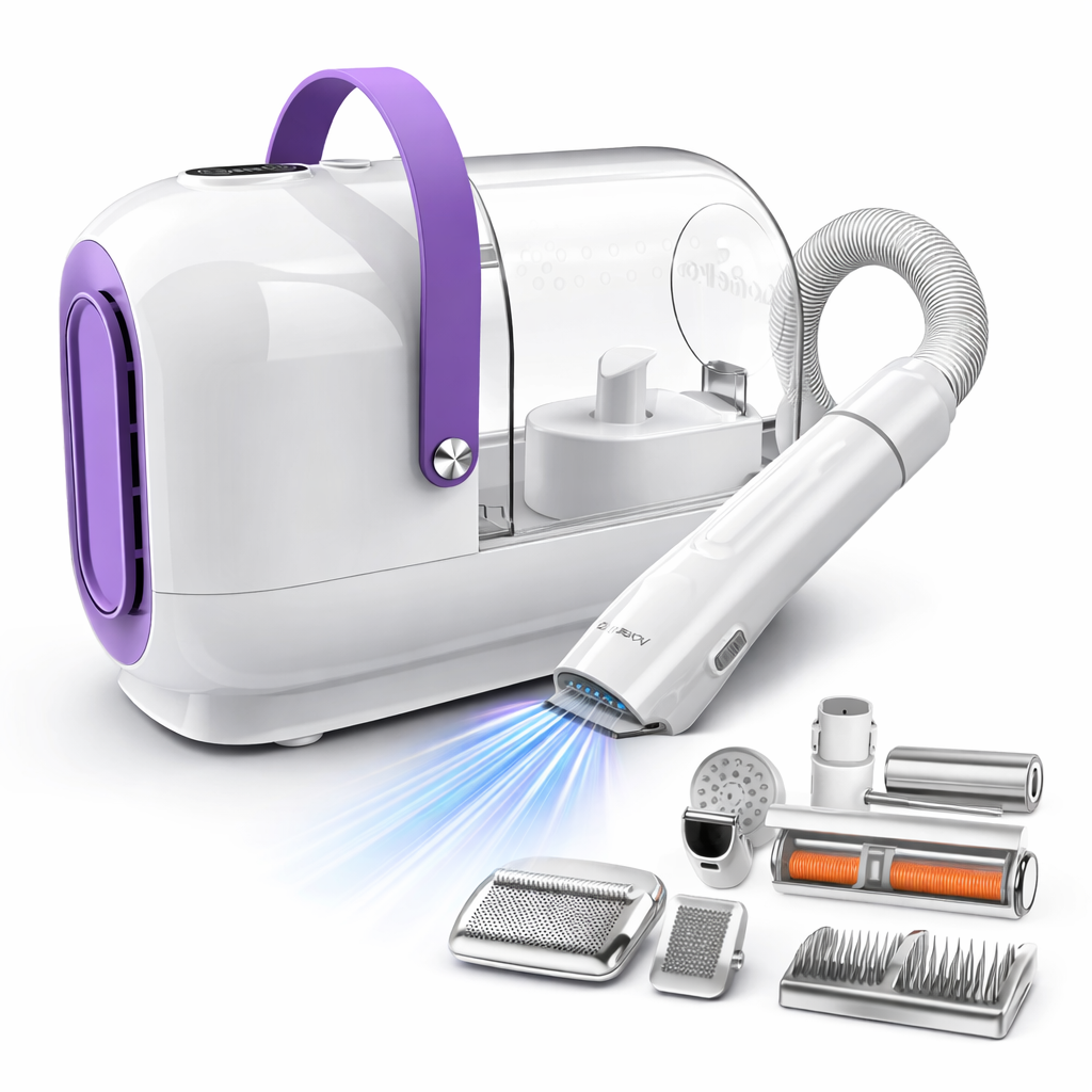 The ZeroShed Pro: All-In-One Silent Pet Vacuum & Home Styling Station