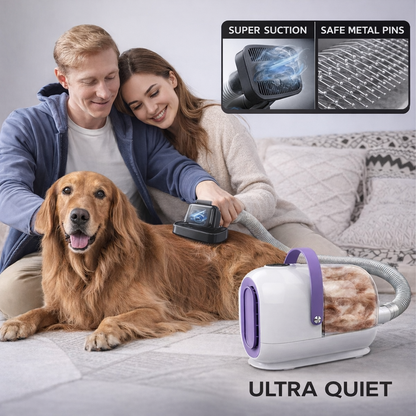 The ZeroShed Pro: All-In-One Silent Pet Vacuum & Home Styling Station