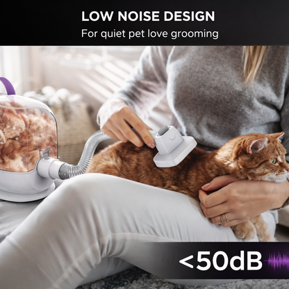 The ZeroShed Pro: All-In-One Silent Pet Vacuum & Home Styling Station